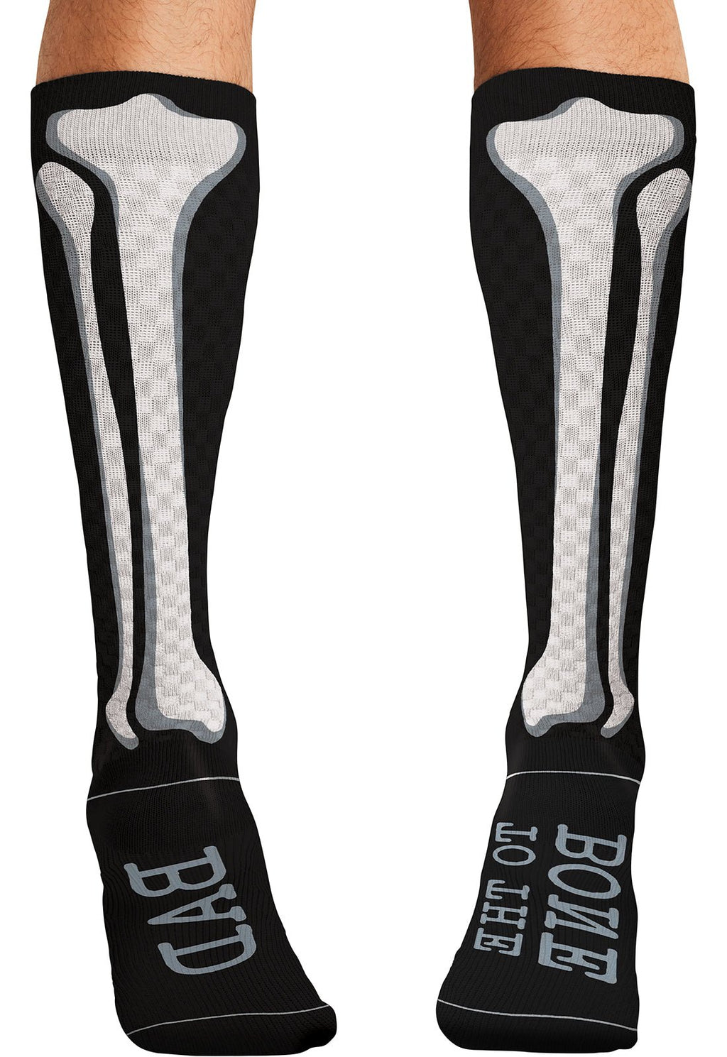Bad To the Bone - Men's Compression SocksCherokee LegwearMPRINTSUPPORT-BDBNE