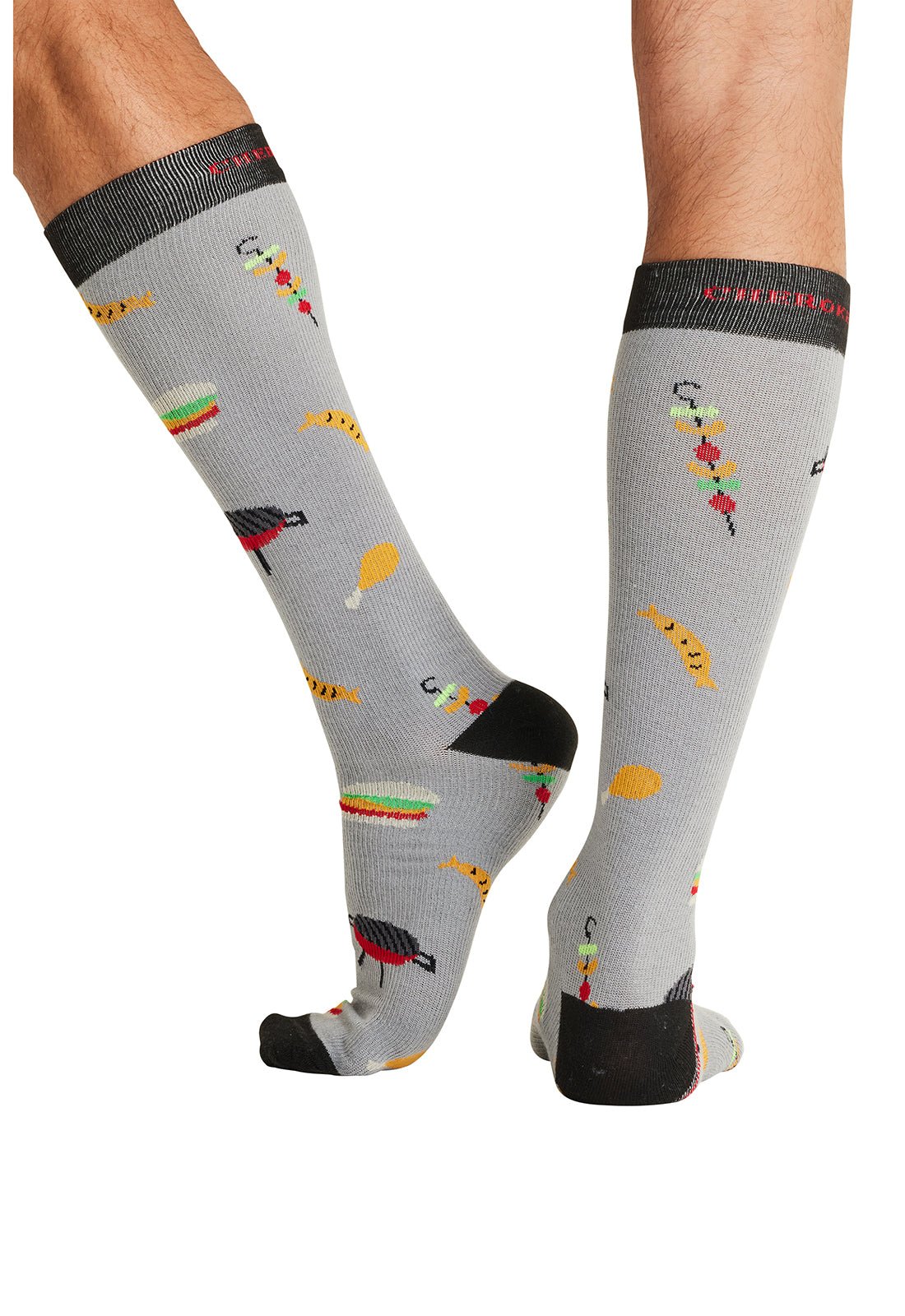 BBQ All Day - Men's Compression SocksCherokee LegwearMPRINTSUPPORT-BBQAD