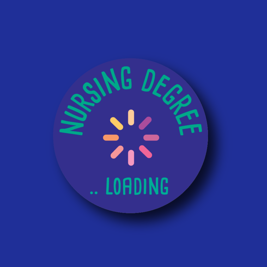 Interchangeable Badge Topper: Nursing Degree Loading