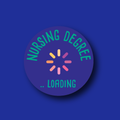 Interchangeable Badge Topper: Nursing Degree Loading
