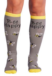 Bee Happy Compression SocksCherokee LegwearPRINTSUPPORT-BEEHP-REG
