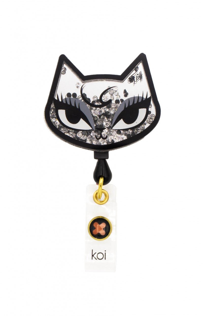 Billy Cat - Retractable ID Badge HolderkoiA156A-BLC