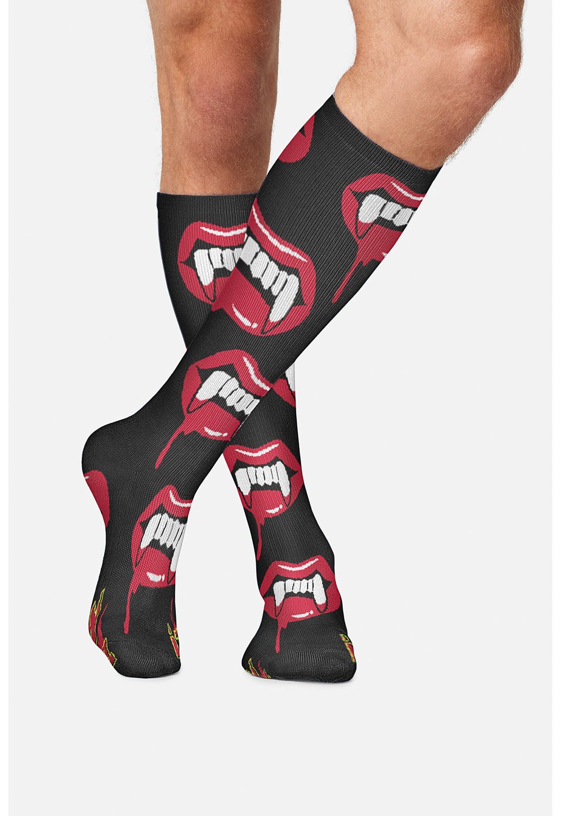 Bite Me - Men's Compression SocksCherokee LegwearMPRINTSUPPORT-BITME