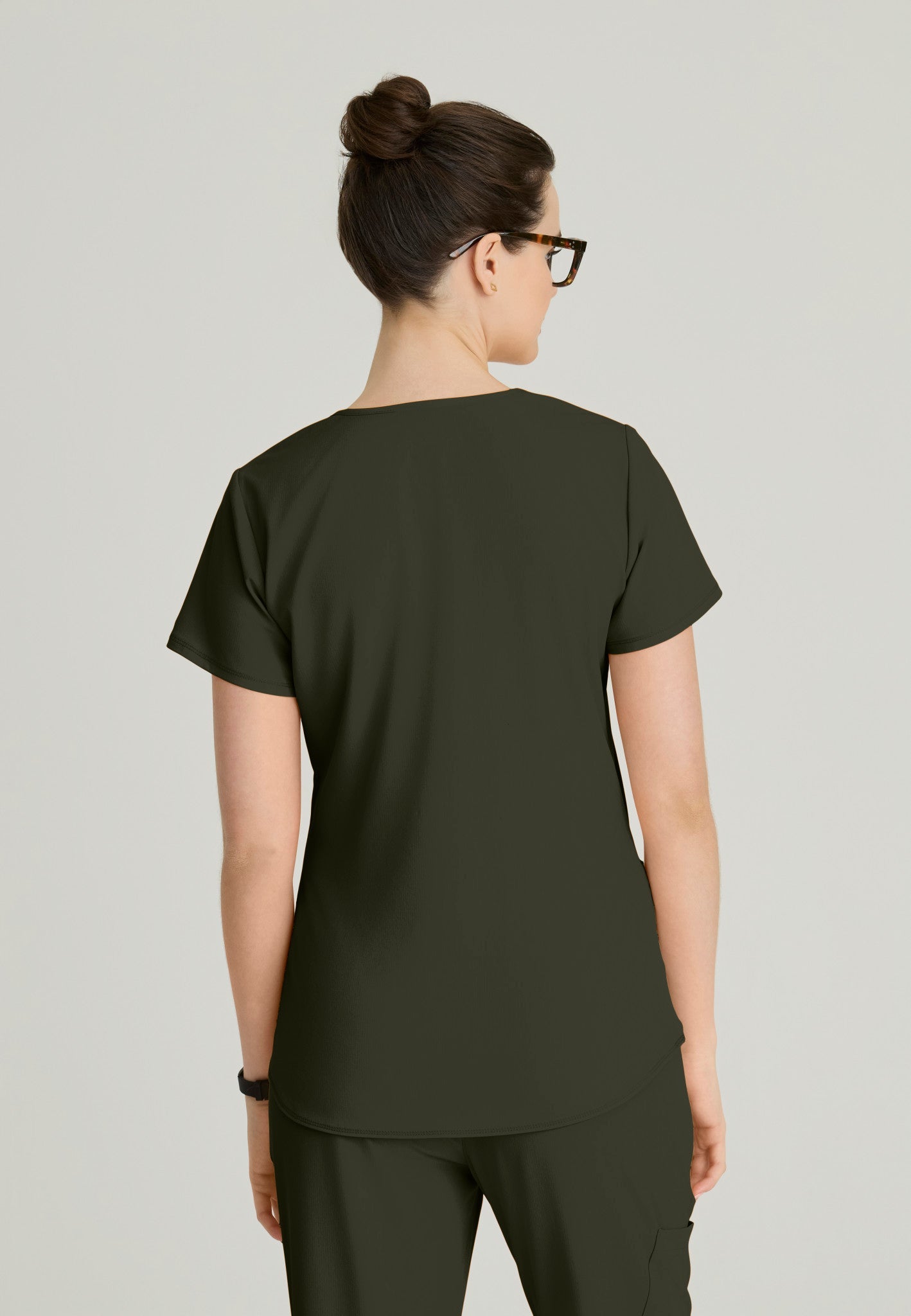 Breeze V - Neck Scrub TopSkechers by BarcoSK101-OLIVE-XXS