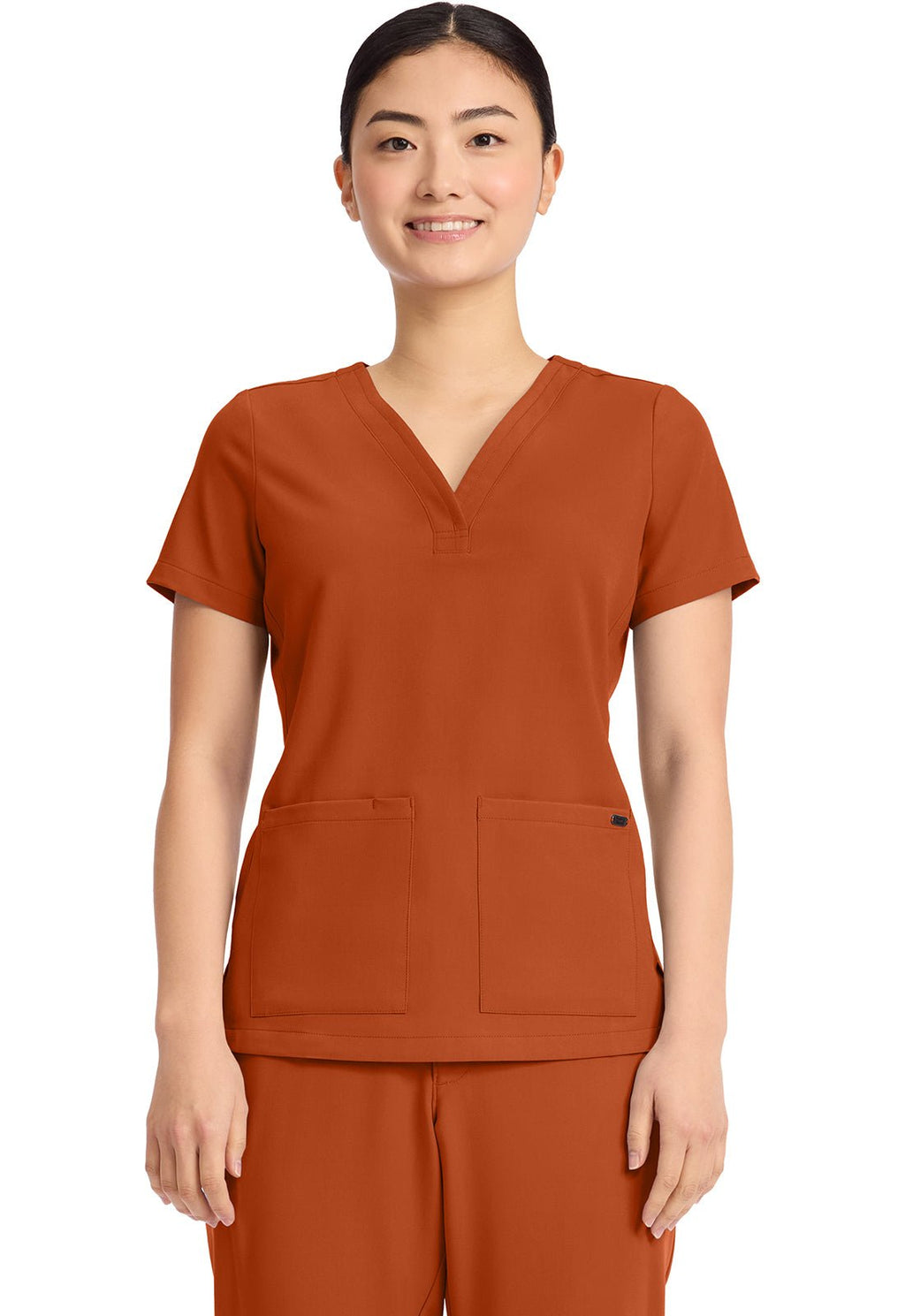 Brianna 3 - Pocket Y - Neck Scrub TopHealing Hands QuestHH751-WASU-XS