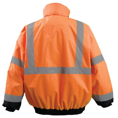 Black Bottom High Vis 2-in-1 Bomber Jacket High Vis Jacket OccuNomix