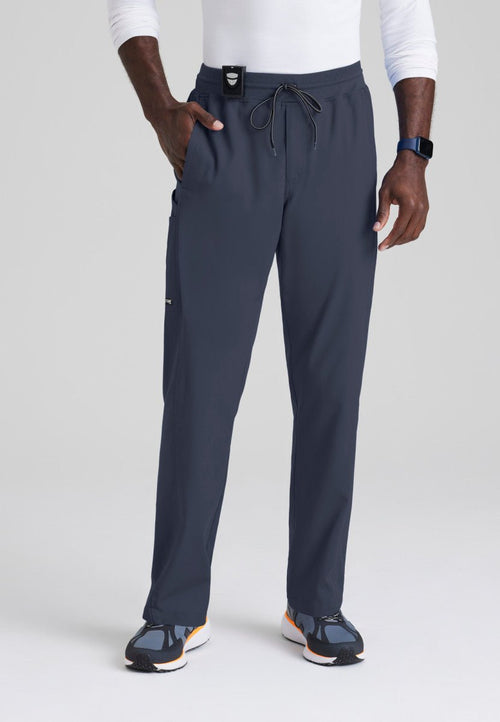 Cambrian College Nursing - Hudson Men's Scrub PantGrey's Anatomy Spandex StretchGRSP617-STEEL-XS