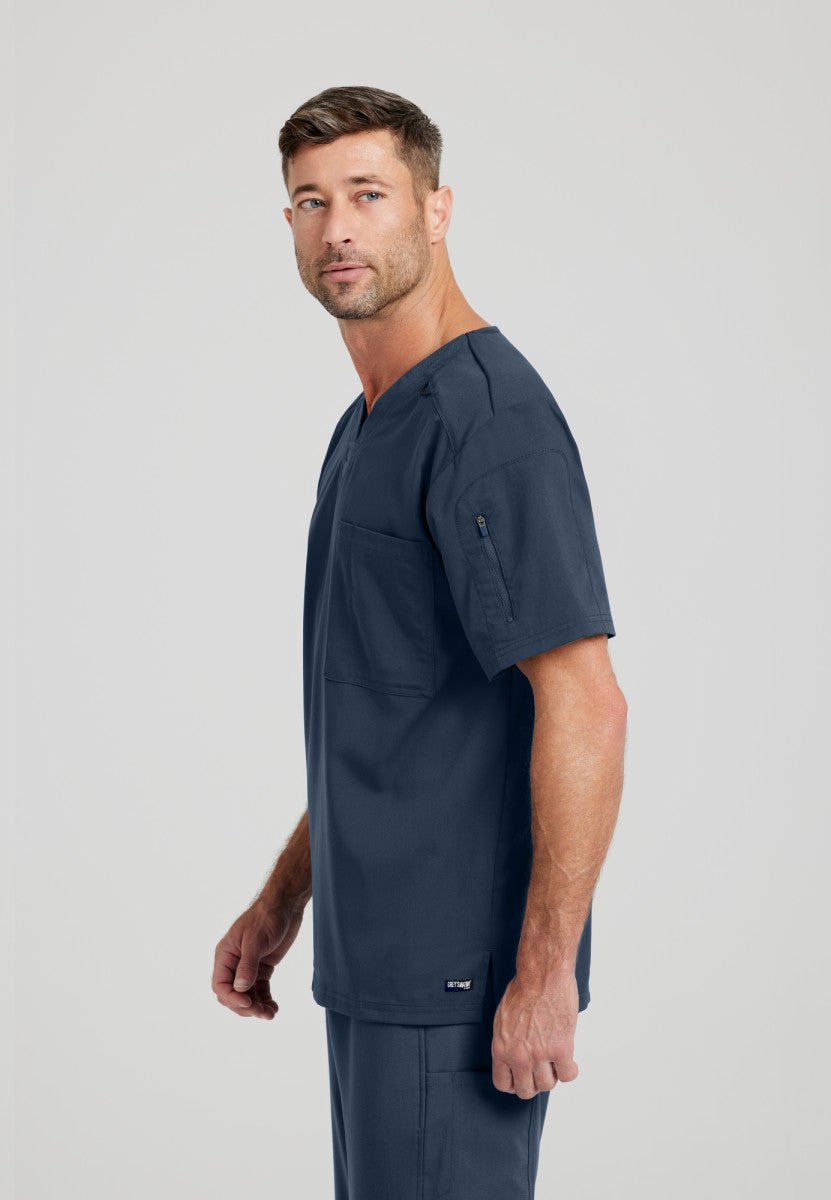 Cambrian College Nursing - Murphy Scrub TopGrey's Anatomy Spandex StretchGRST079-STEEL-XS