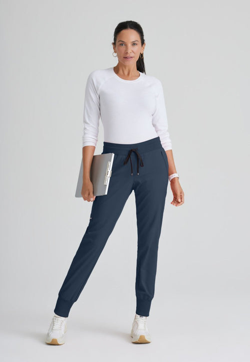 Cambrian Collge Nursing - Eden Scrub JoggerGrey's Anatomy Spandex StretchGRSP537-STEEL-XXS
