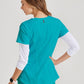 Grey's Anatomy Carly Top -  Sport Neck Scrub Top Women's Scrub Top Grey's Anatomy Spandex Stretch   