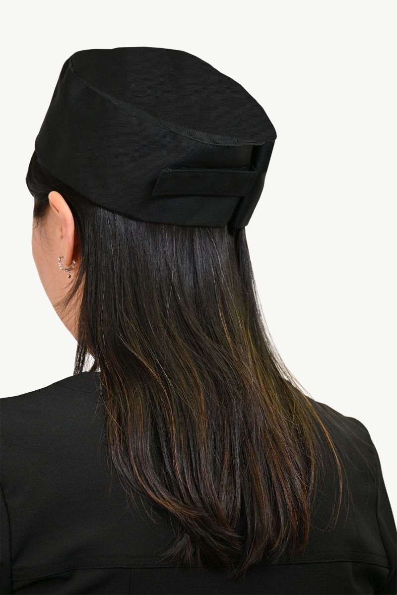 Chef Pillbox Hat - Solid Top Unisex Chef Hat Mobb