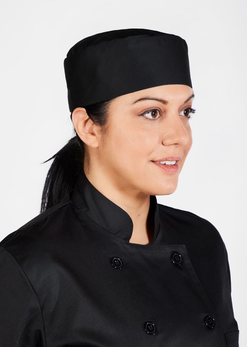Chef Pillbox Hat - Solid Top Unisex Chef Hat Mobb
