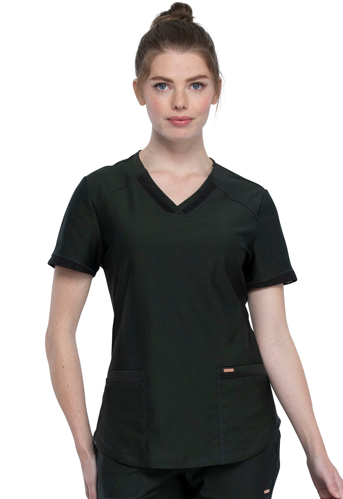 Form Ultra-Stretch V-Neck Scrub Top Women's Scrub Top Cherokee Form