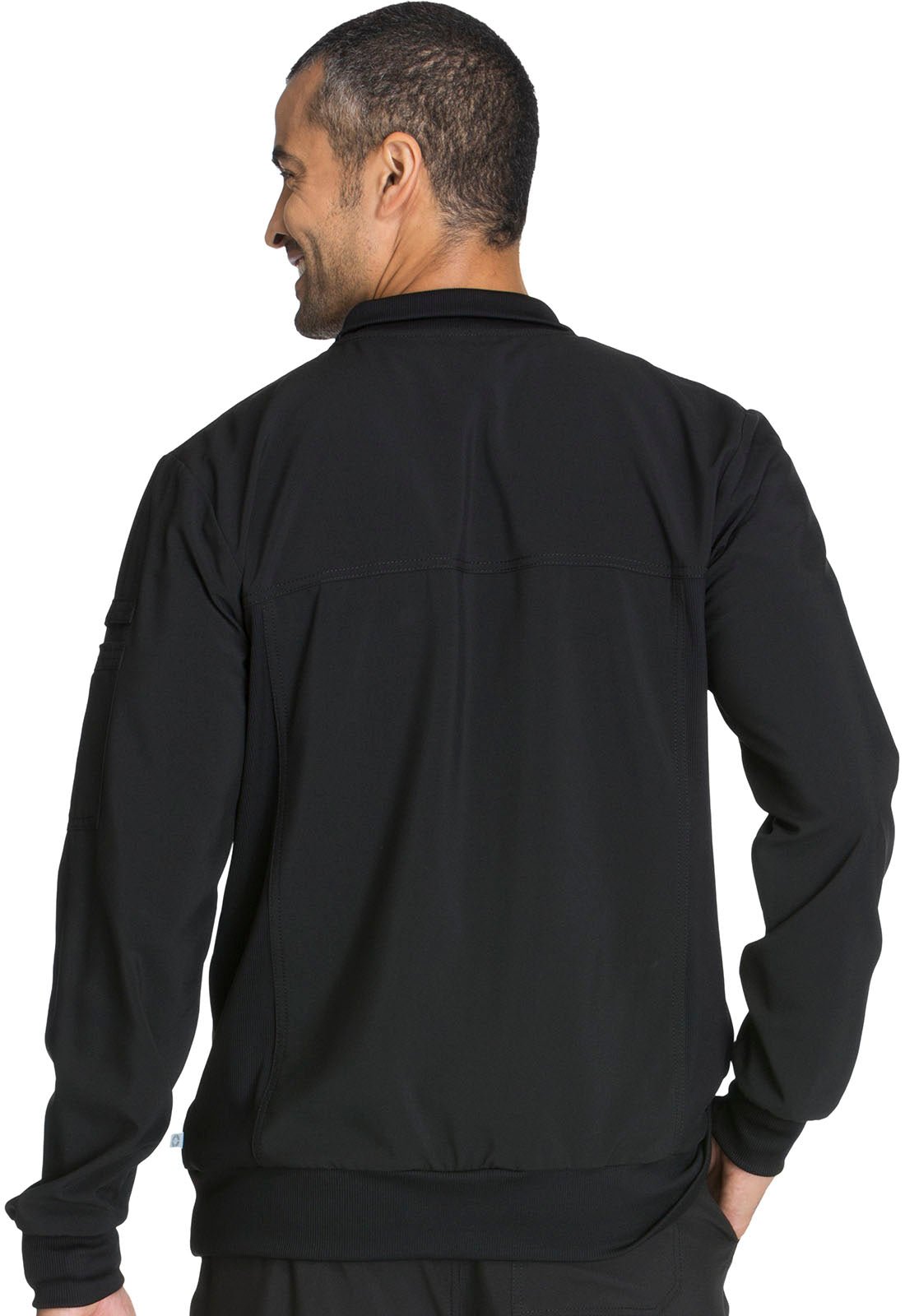 Cherokee Infinity | Men's Zip Front Scrub JacketCherokee InfinityCK305A-BLACK-XS