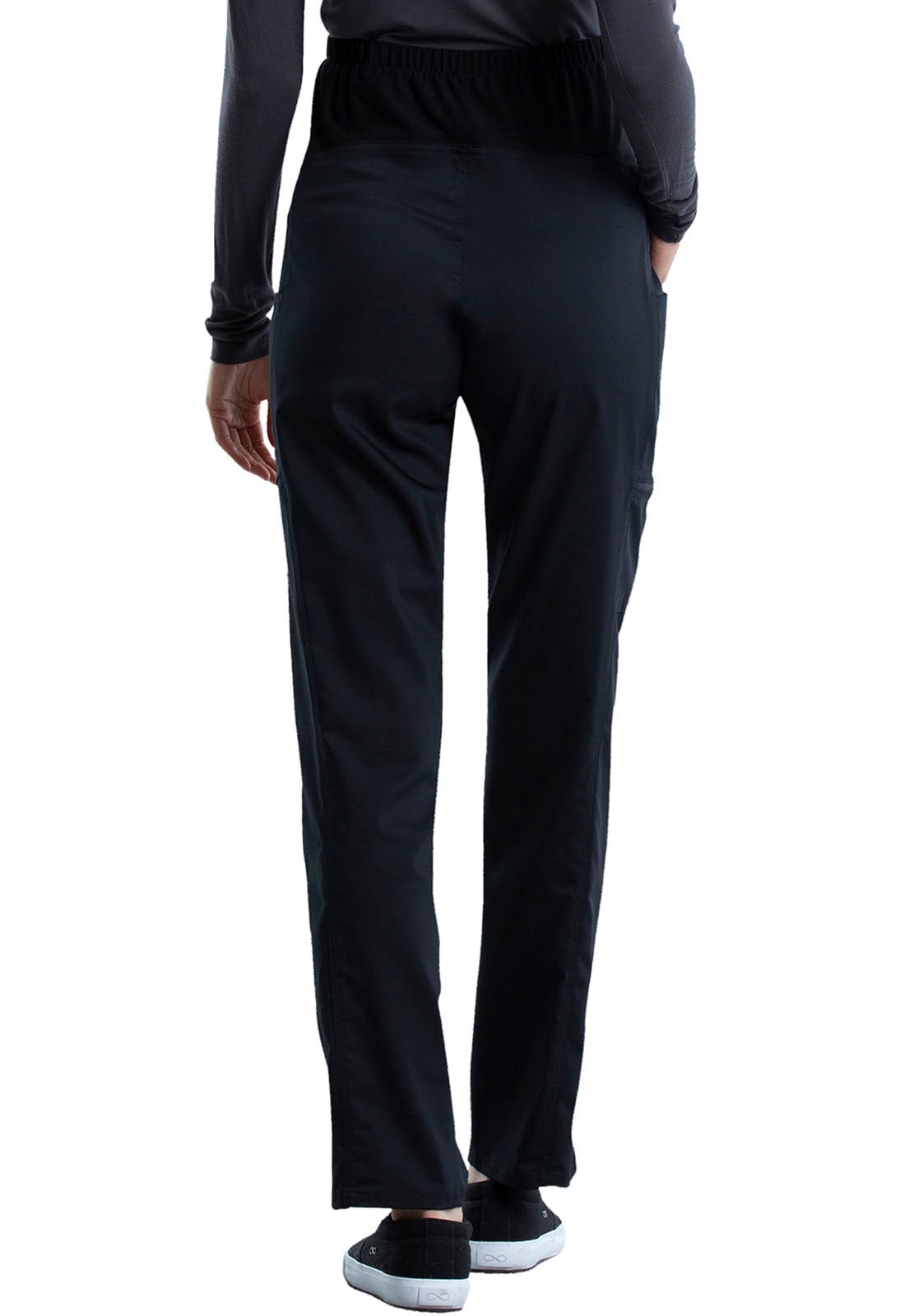 Cherokee Workwear - Maternity Straight Leg Scrub PantCherokee WorkwearWW155-BLACK-XXS