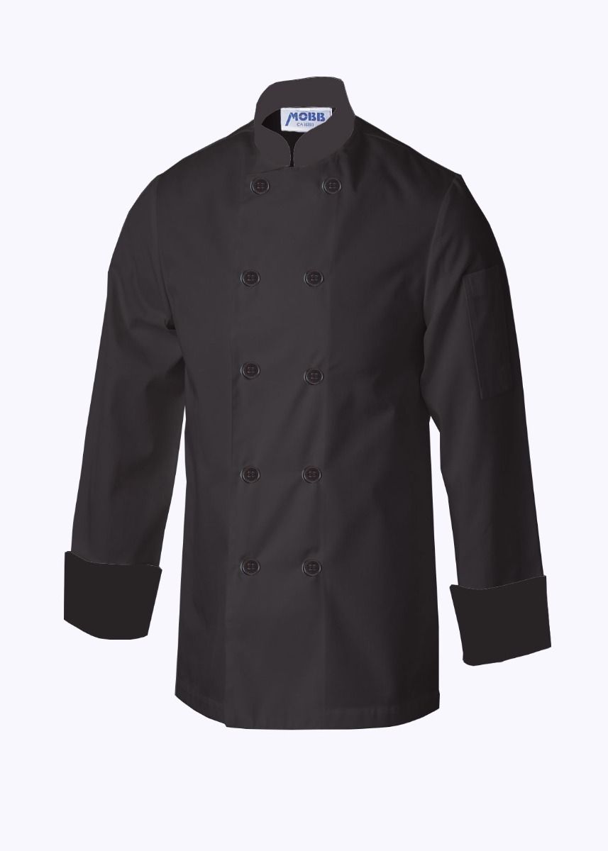 Classic Lightweight Chef CoatMobbCC250-BL-XS
