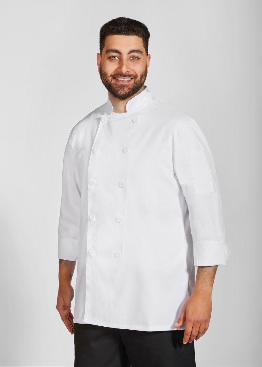 Classic Lightweight Chef CoatMobbCC250-WHITE-XS