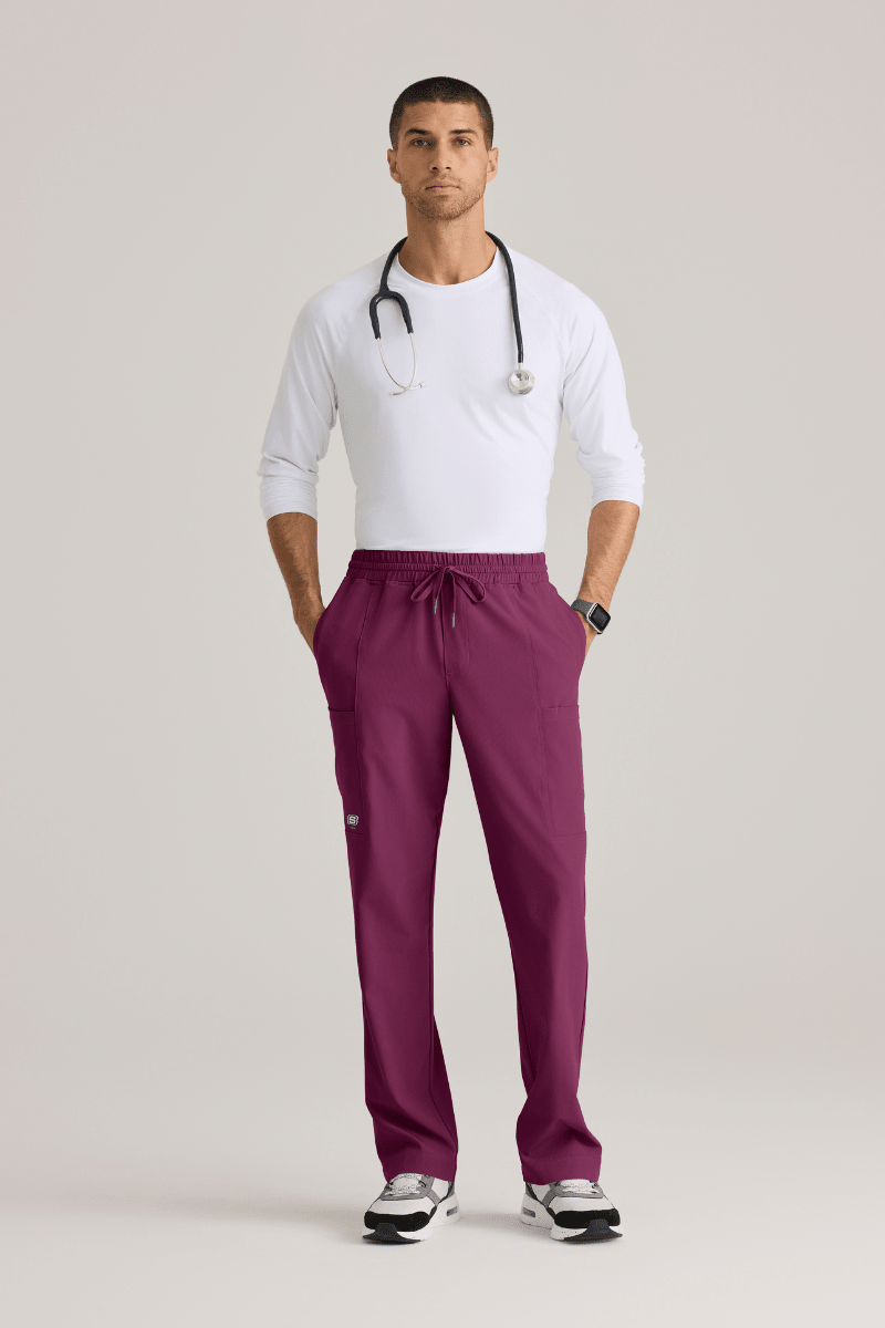 Compass 5 - Pocket Scrub PantSkechers by BarcoSKP718-WINE-XS