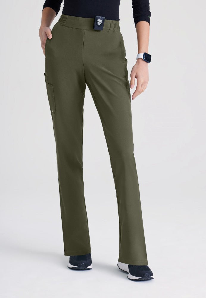 Cosmo Mid - Rise Tapered Leg Scrub PantGrey's Anatomy EvolveGSSP627-FERN-XXS
