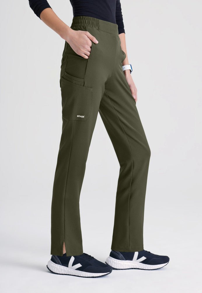 Cosmo Mid - Rise Tapered Leg Scrub PantGrey's Anatomy EvolveGSSP627-WHITE-XXS