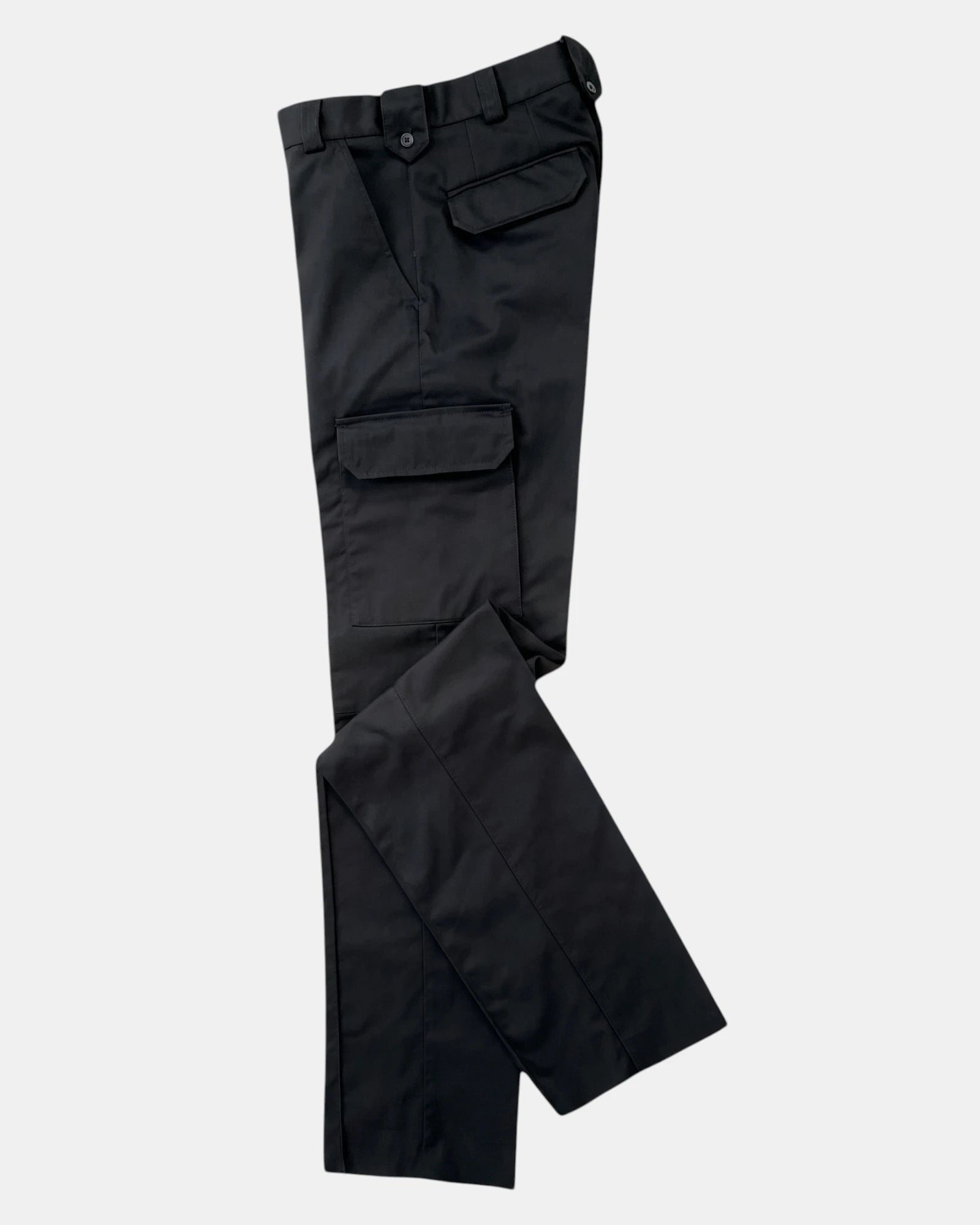 Side View OPUS Deluxe Cargo Pants in black
