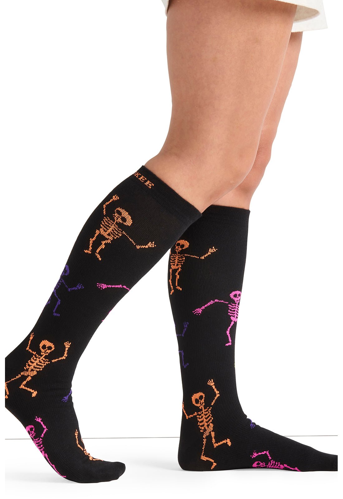 Dancing Skeletons Compression SocksCherokee LegwearPRINTSUPPORT-DNCSK-REG