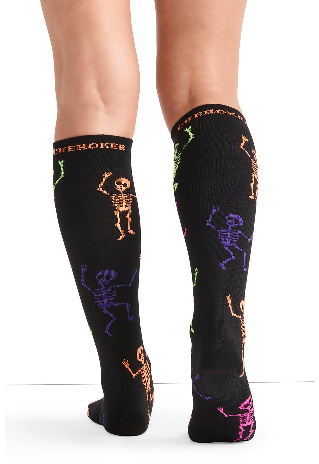 Dancing Skeletons Compression SocksCherokee LegwearPRINTSUPPORT-DNCSK-REG