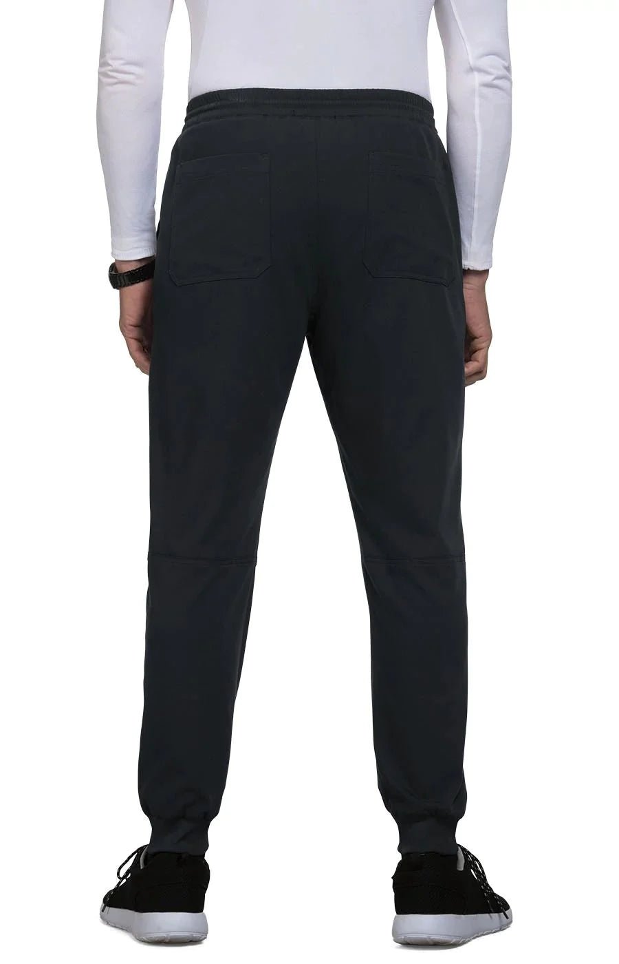 Day to Night Men's 7 - Pocket Jogger Scrub Pantskoi Next Gen608-BLACK-XS