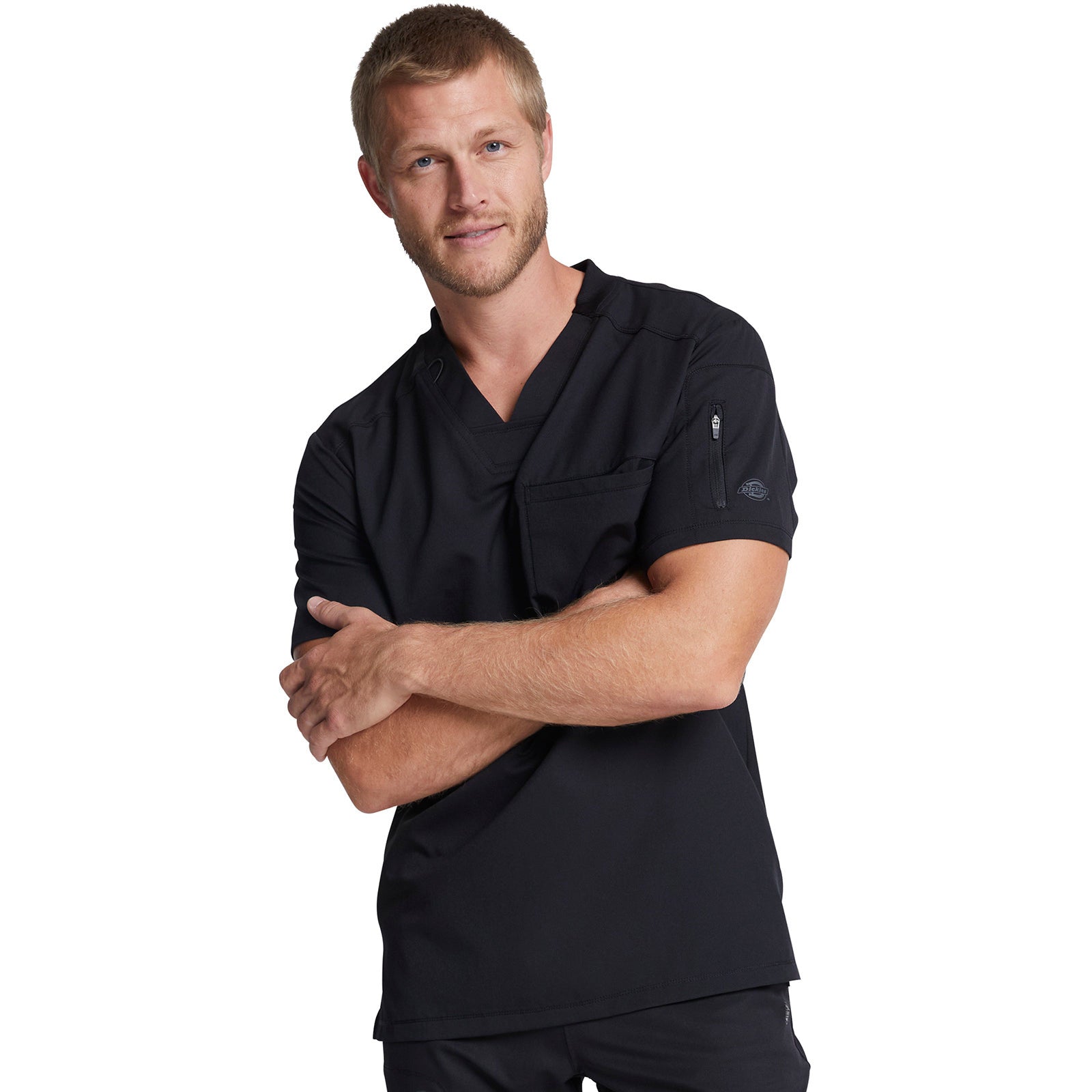 Dickies Men's Tuckable V-Neck Scrub Top Men's Scrub Top Dickies Dynamix