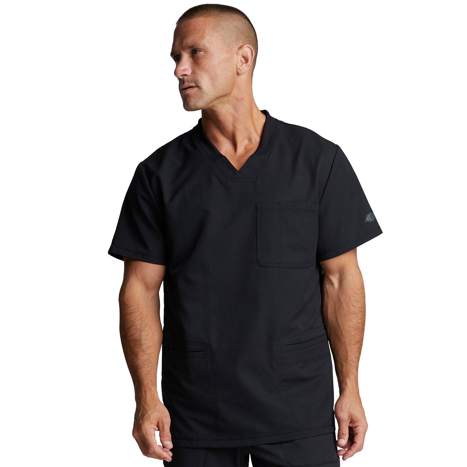 Dickies Dynamix - Men's Scrub Top Men's Scrub Top Dickies Dynamix Black XS 
