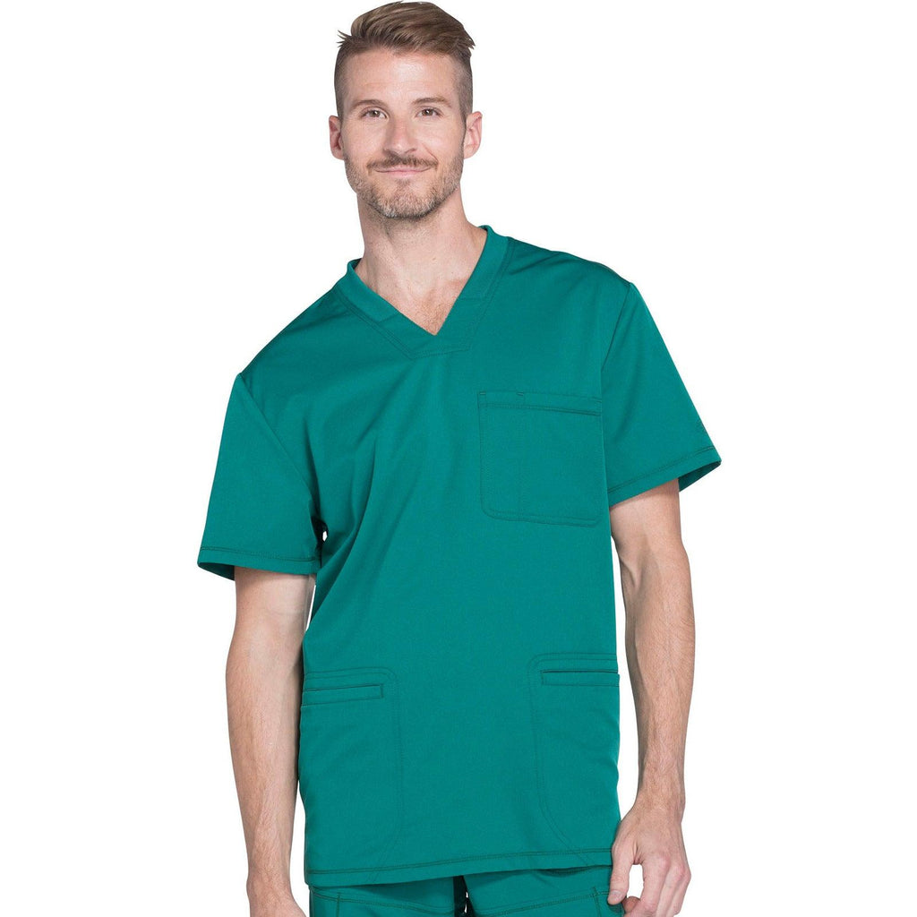 Dickies Dynamix - Men's Scrub Top Men's Scrub Top Dickies Dynamix Hunter Green L 