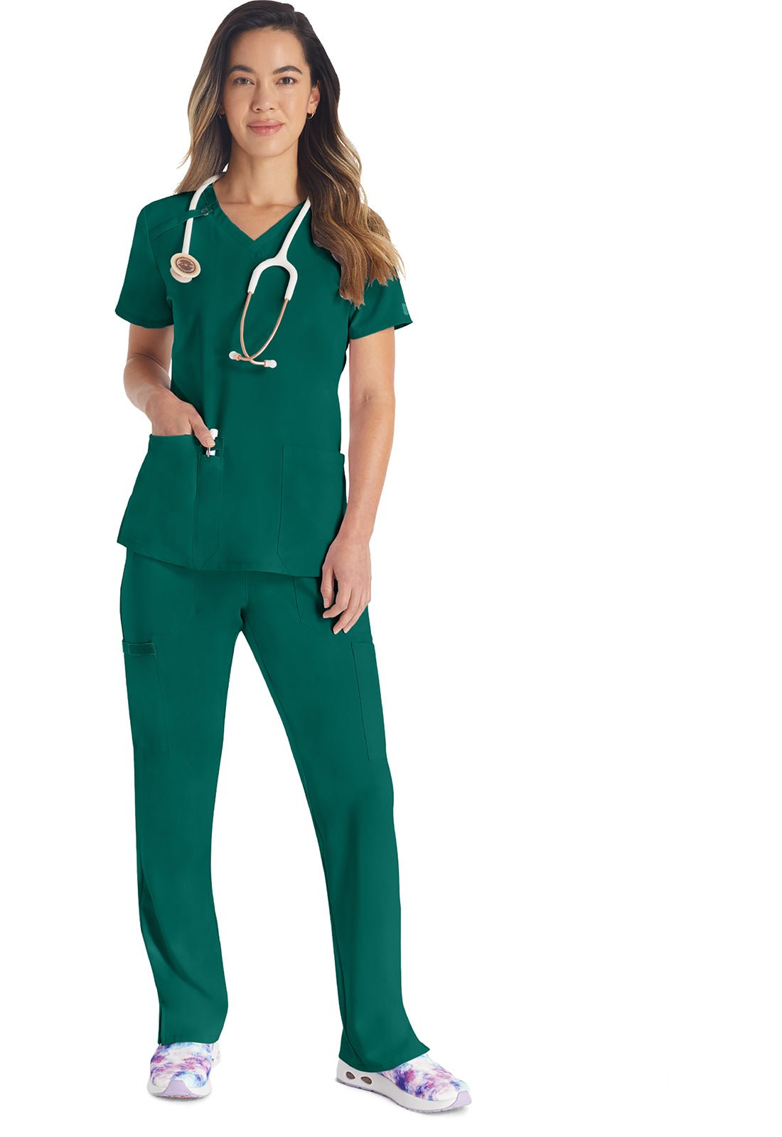 Dickies EDS Essentials Scrub TopDickies EDS EssentialsDK615-HUNTER-XXS
