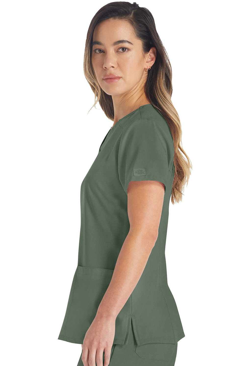 Dickies EDS Essentials Scrub TopDickies EDS EssentialsDK615-OLVN-XXS