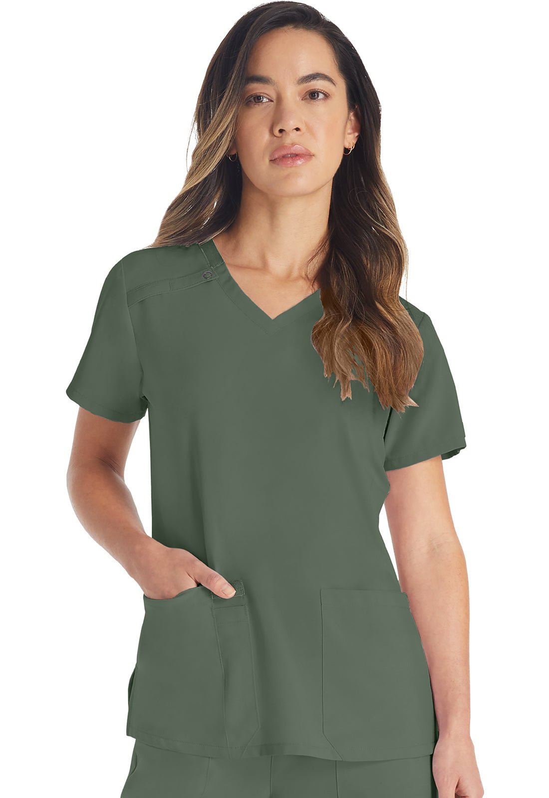 Dickies EDS Essentials Scrub TopDickies EDS EssentialsDK615-OLVN-XXS