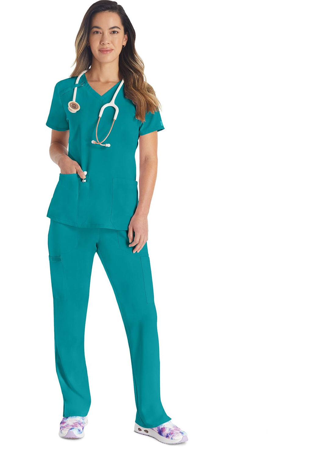 Dickies EDS Essentials Scrub TopDickies EDS EssentialsDK615-TEAL-XXS