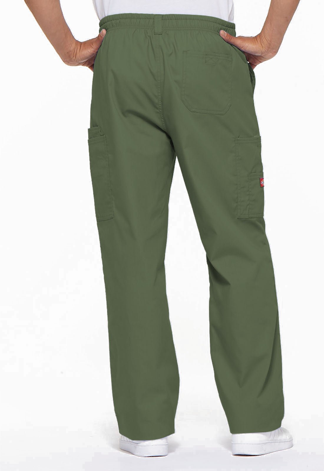 Dickies Men's Zip Fly Cotton Scrub PantDickies EDS81006-OLIVE-S