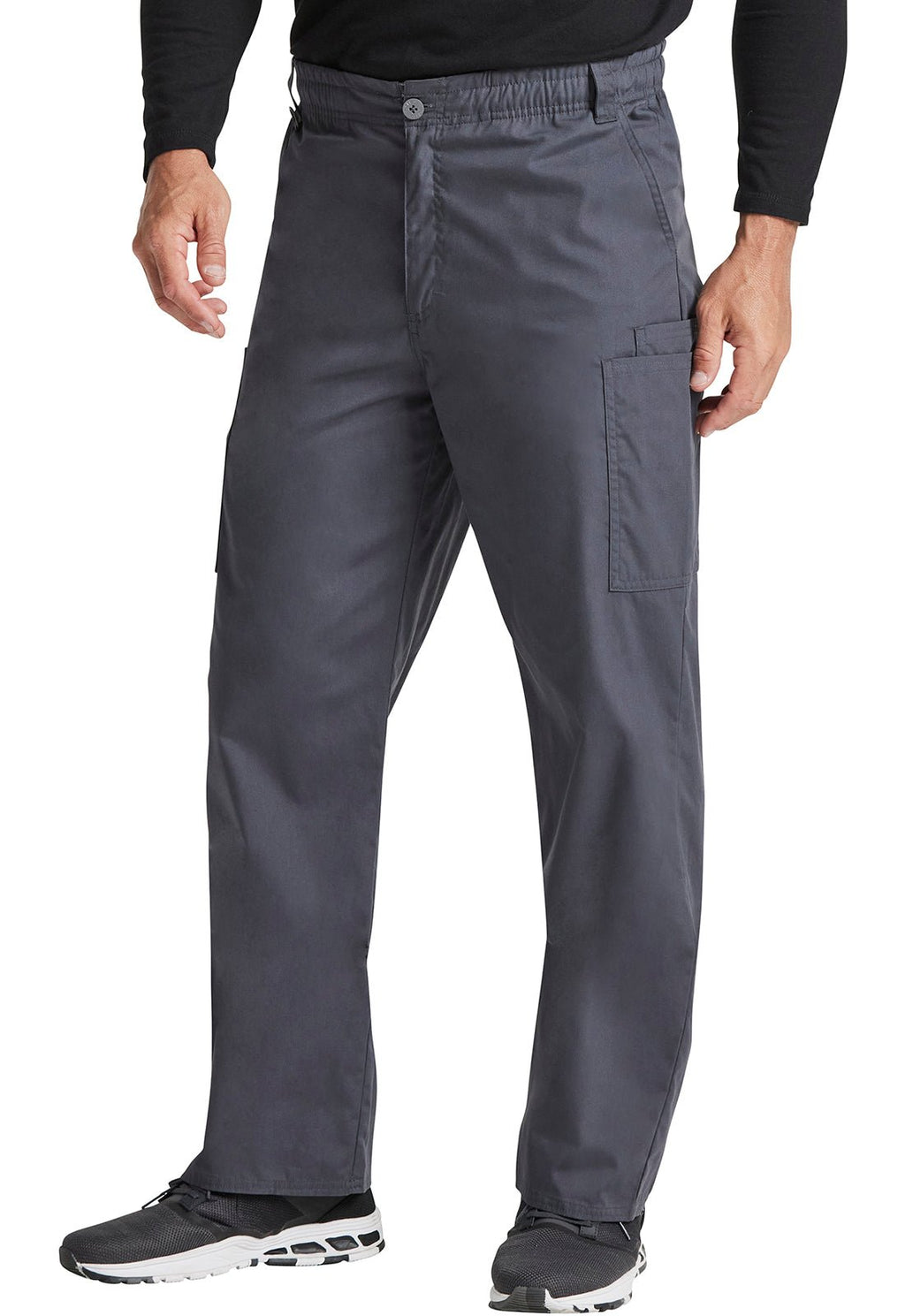 Dickies Men's Zip Fly Cotton Scrub PantDickies EDS81006-PEWTER-S