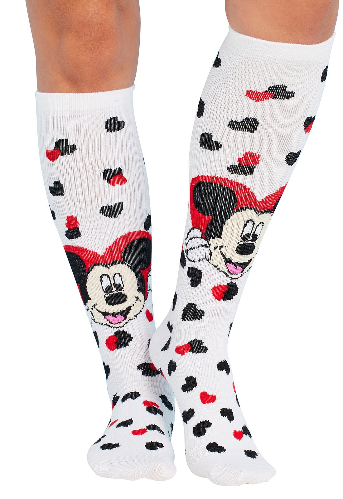 Disney All My Heart Compression SocksCherokee LegwearPRINTSUPPORT-MKAMH