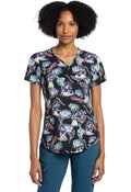 Disney Snow White Winter V - Neck Scrub TopCherokee LicensedTF737-PRKT-S
