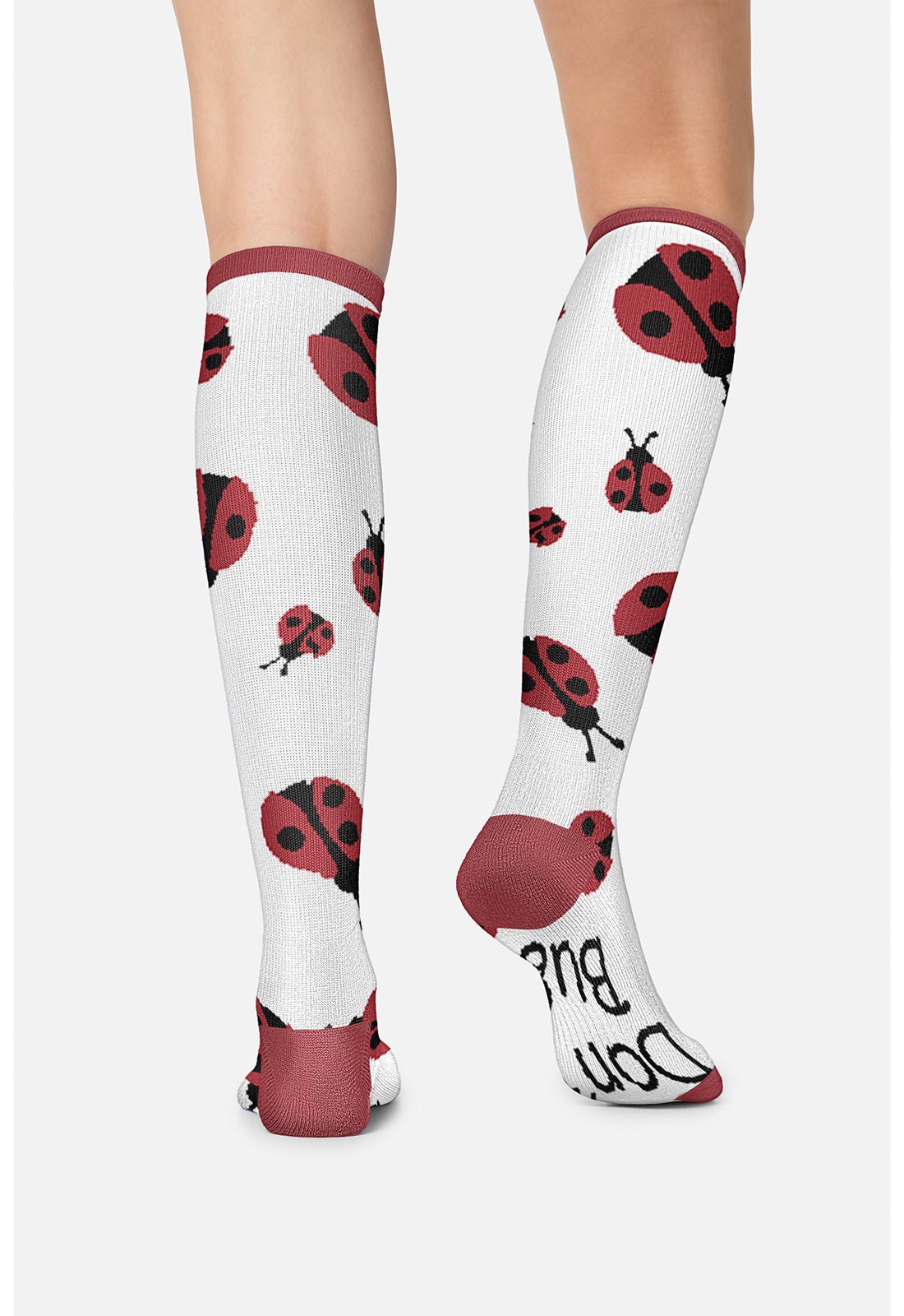 Don't Bug the Lady Compression SocksCherokee LegwearPRINTSUPPORT-DNBLD