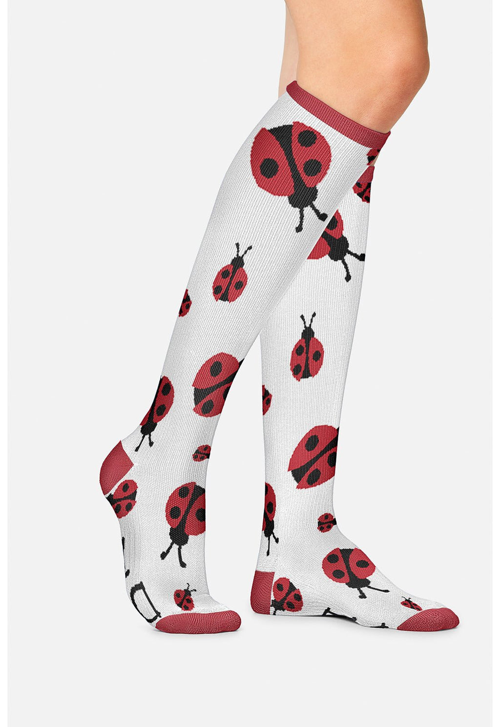 Don't Bug the Lady Compression SocksCherokee LegwearPRINTSUPPORT-DNBLD