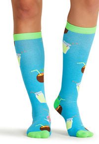 Drink Up Compression SocksCherokee LegwearPRINTSUPPORT-DRKUP