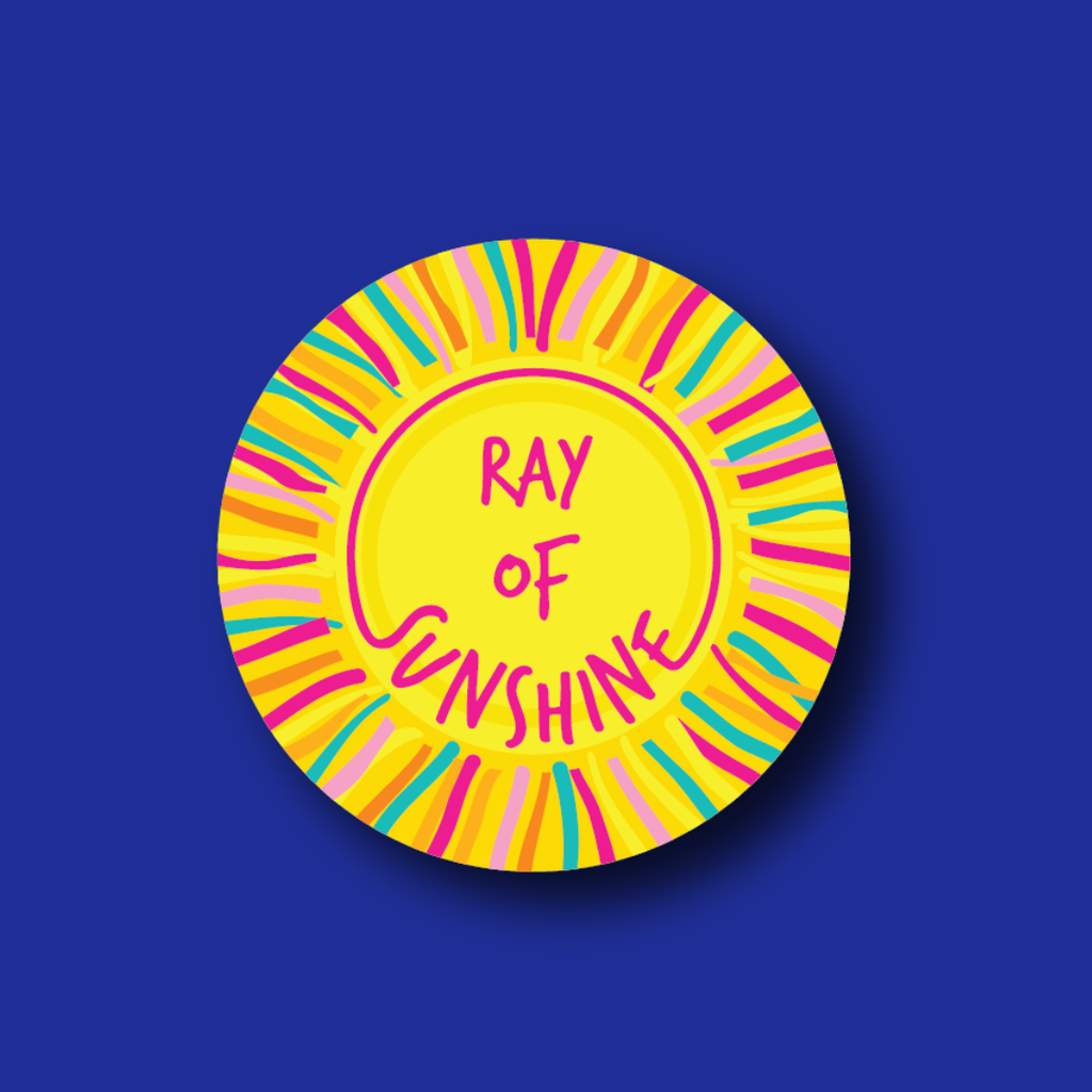 Interchangeable Badge Topper: Ray of Sunshine