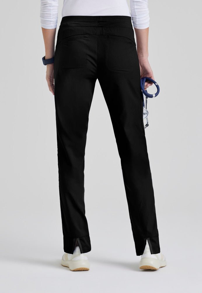 Elevate Low - Rise Straight Leg Scrub PantGrey's Anatomy Impact7228-BLACK-XXS