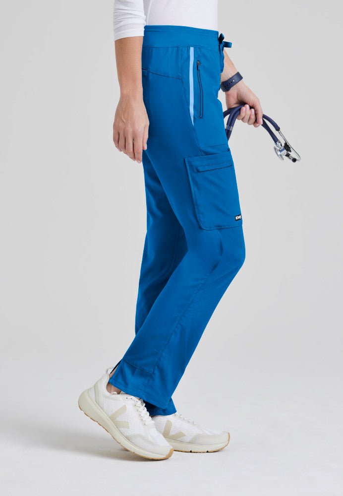 Elevate Low - Rise Straight Leg Scrub PantGrey's Anatomy Impact7228-BLACK-XXS