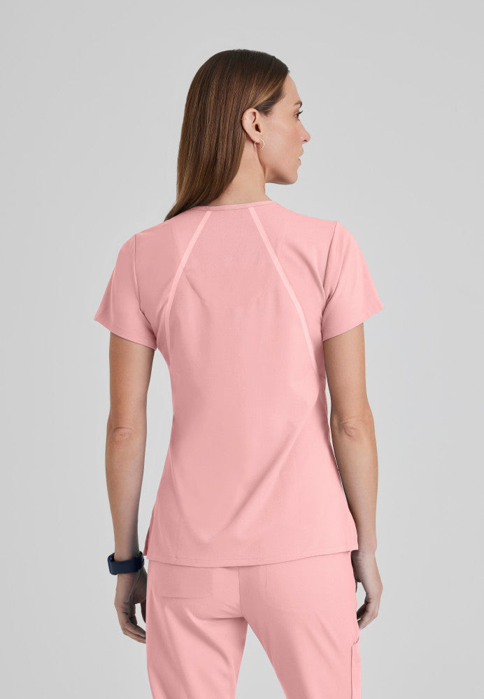 Elevate 3-Pocket V-Neck Scrub Top Women's Scrub Top Grey's Anatomy Impact