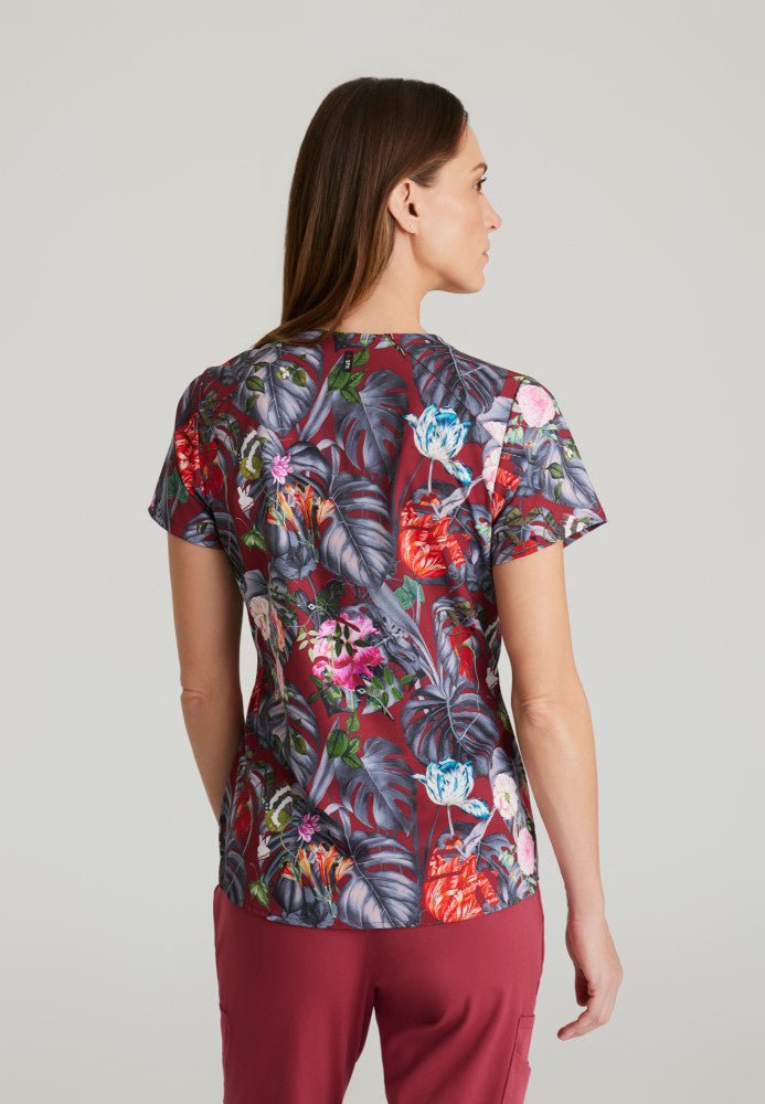 Ella Print Scrub TopGrey's AnatomyGRST154-PLGR-XS