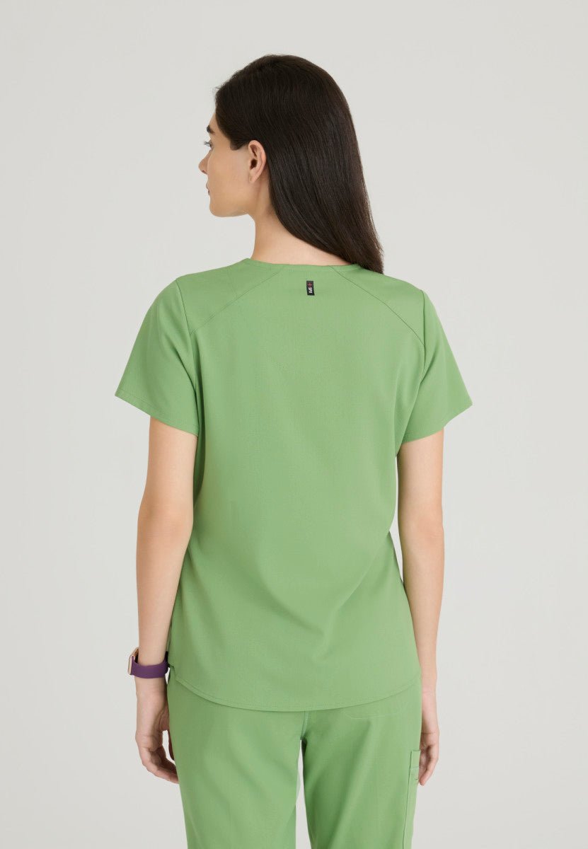 Emma 4 - Pocket Scrub TopGrey's Anatomy Spandex StretchGRST011-BASIL-XXS