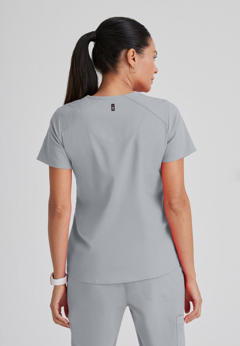 Emma 4 - Pocket Scrub TopGrey's Anatomy Spandex StretchGRST011-MOONSTRUCK-XXS