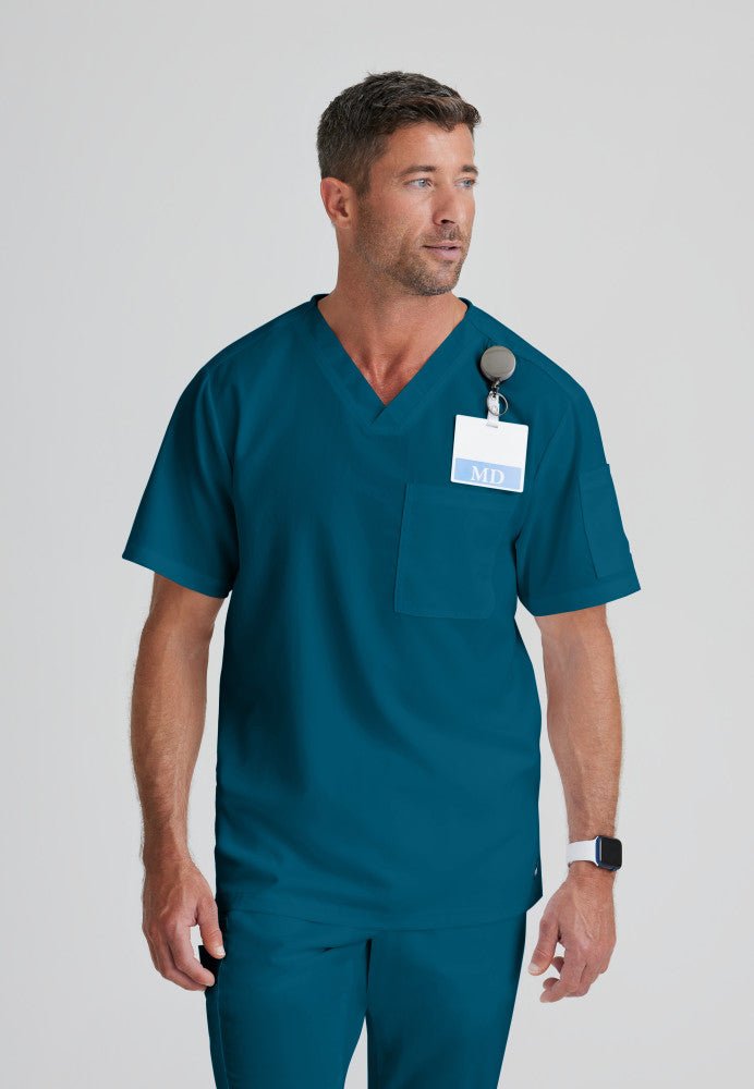 Evan 2 - Pocket Scrub TopGrey's Anatomy ClassicGRT091-BAHAMA-XS